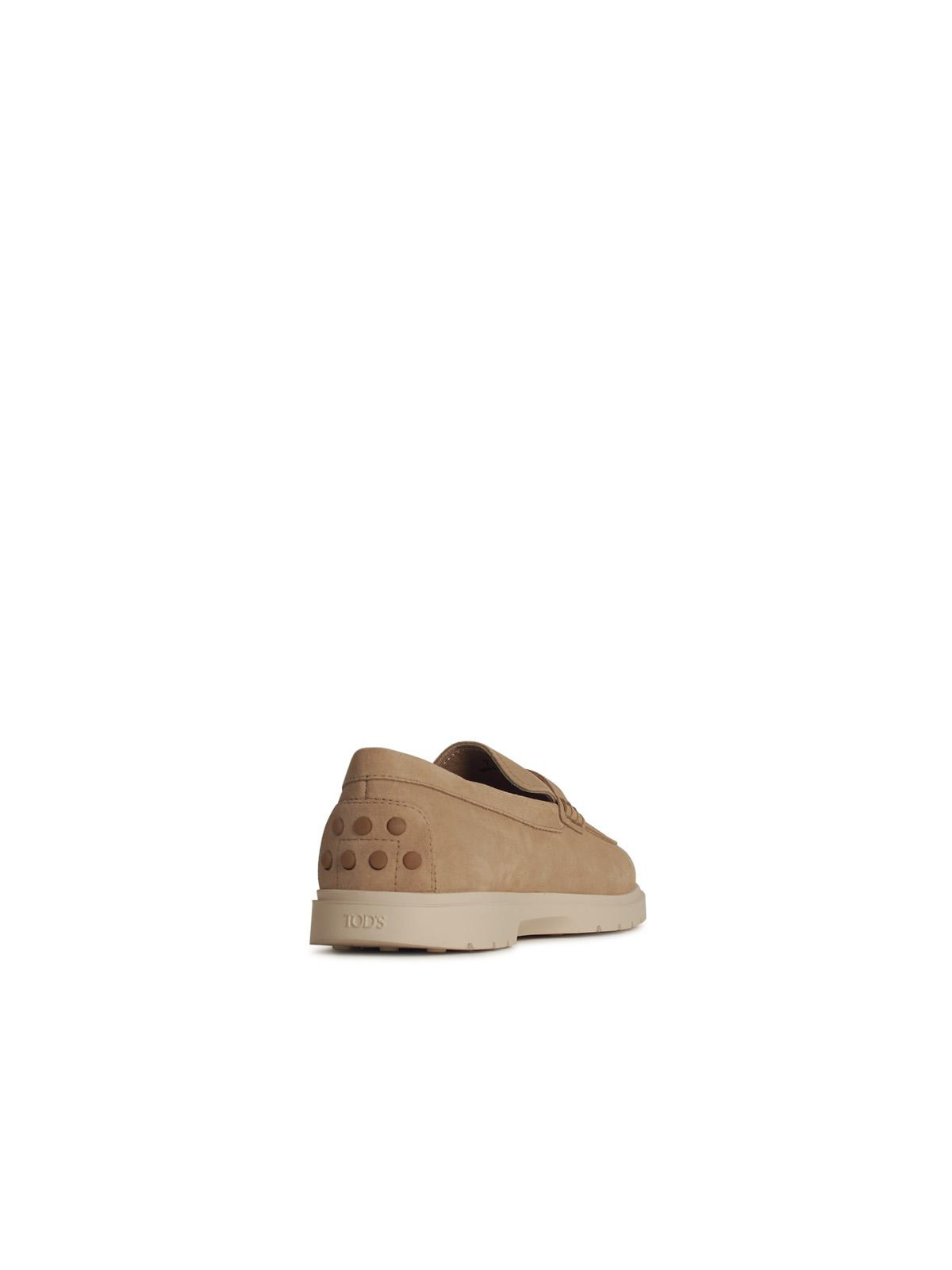Tod's Beige Suede Loafers Men - 3