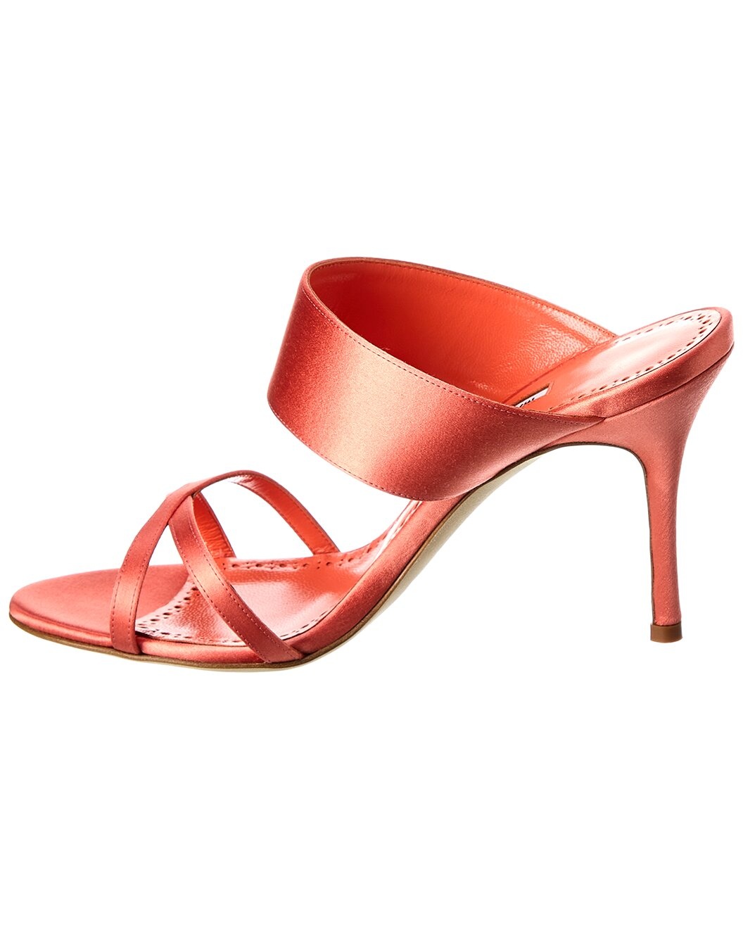 Manolo Blahnik Gueypla 90 Satin Sandal - 2