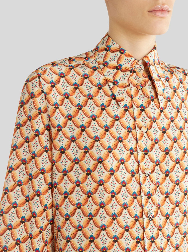 Etro FLORALIA CRÊPE DE CHINE SHIRT outlook