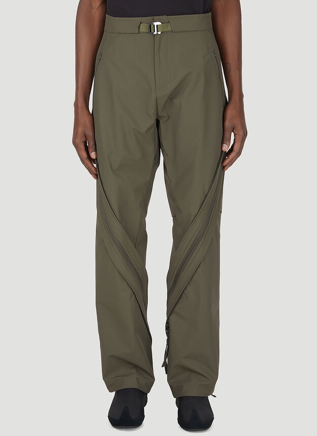 4.0+ Technical Right Pants in Green - 1