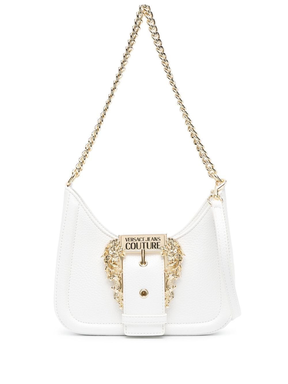 Couture logo-plaque shoulder bag - 1