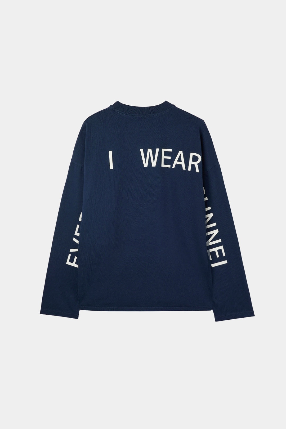 BLUE 'EVERYDAY I WEAR SUNNEI' LONG SLEEVE T-SHIRT - 2