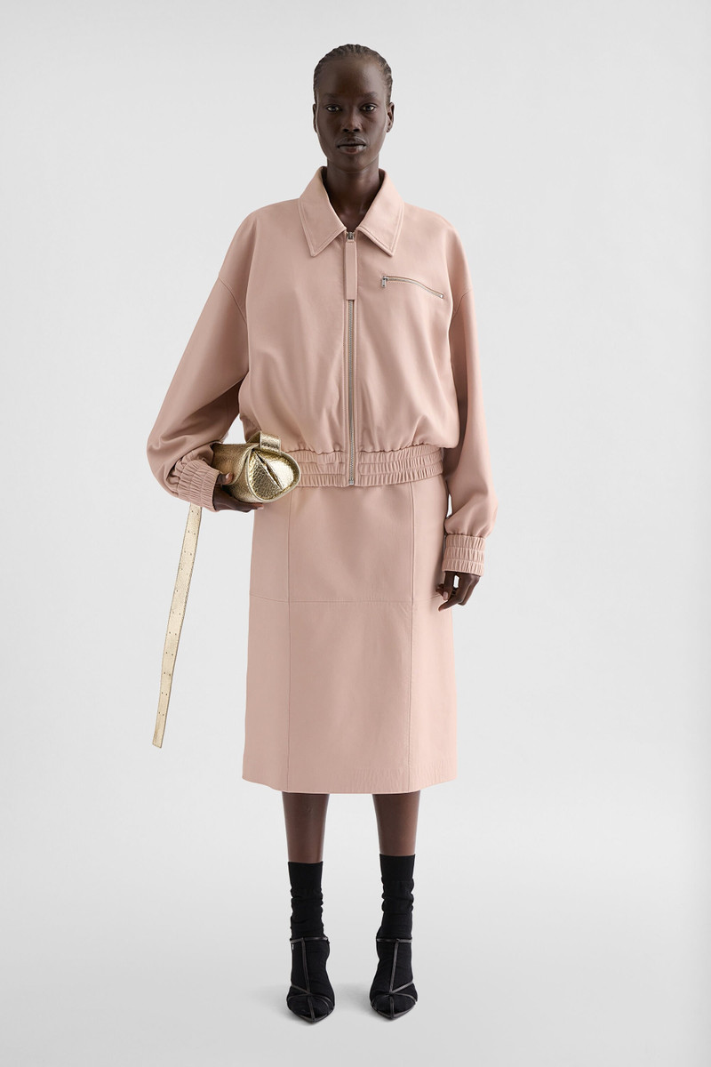 Jil Sander Leather Skirt outlook