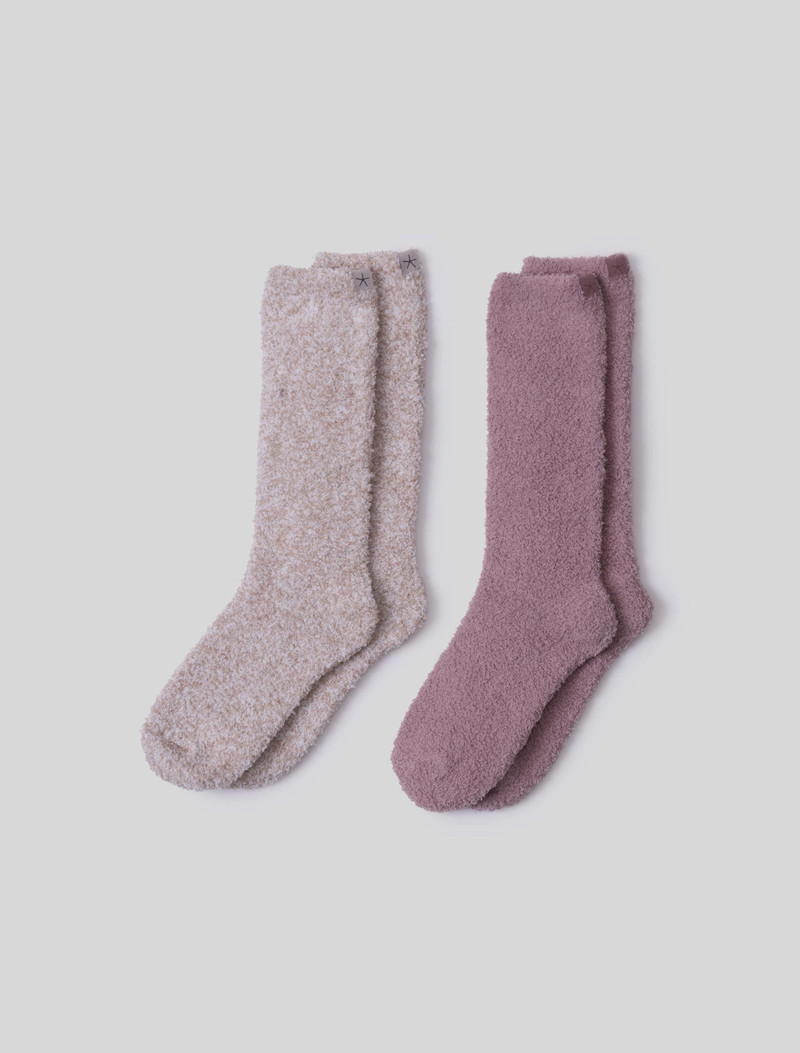 Barefoot Dreams CozyChic® 2 Pair Sock Set outlook