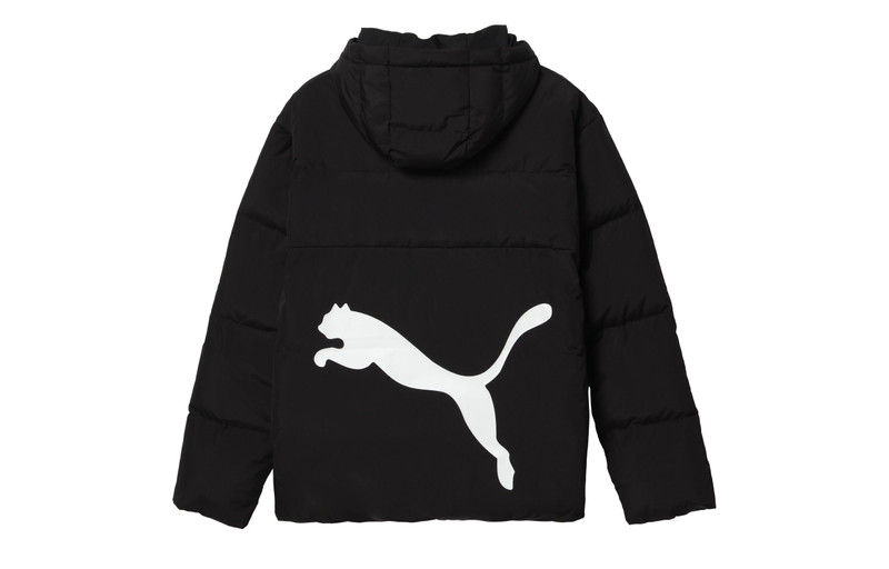 PUMA PUMA Power Hooded Sports Jacket 'Black White' 530695-01 outlook