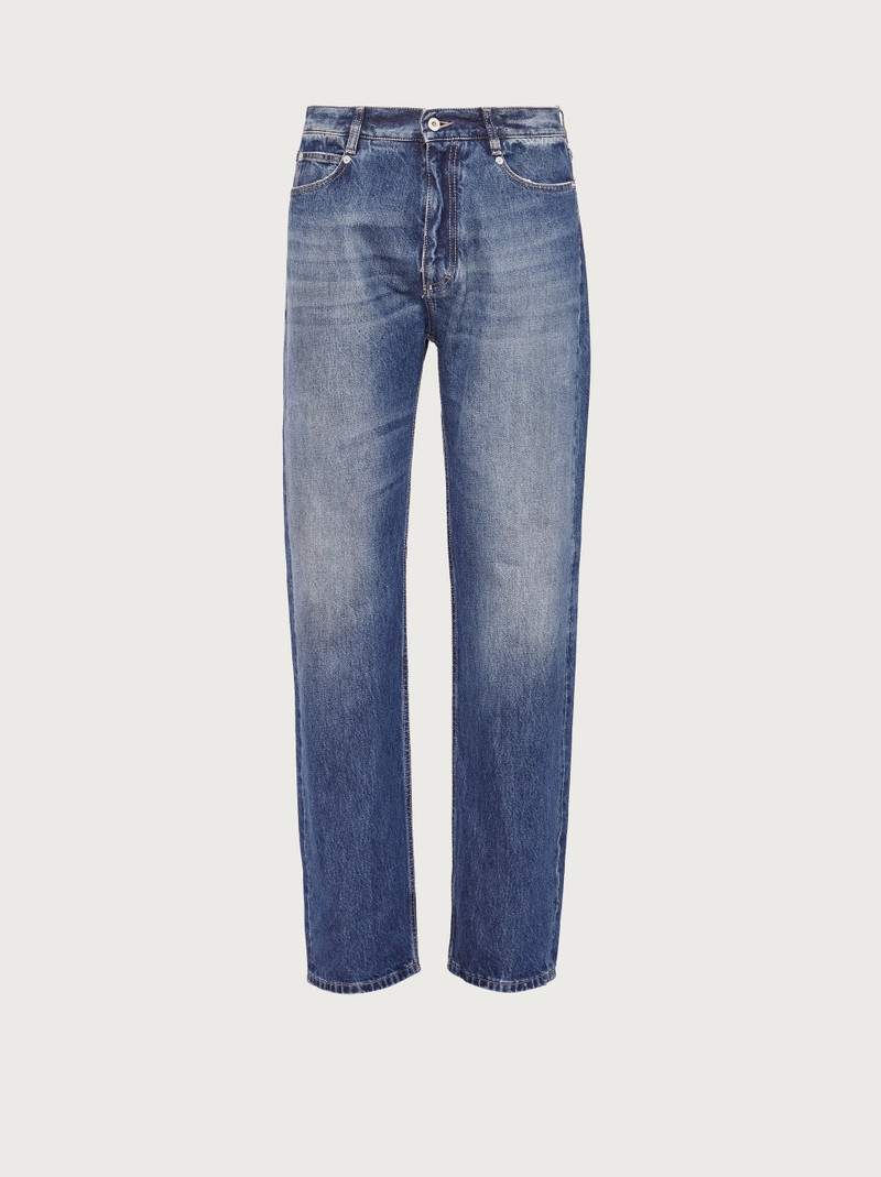 Washed denim trouser - 1