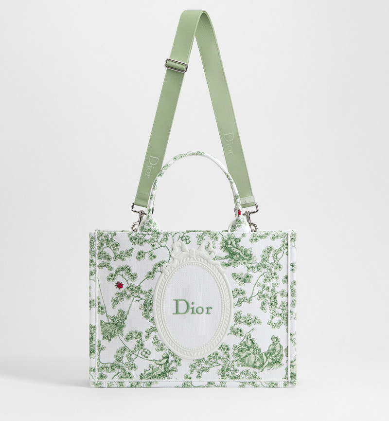 Medium Dior Book Tote with Strap 4