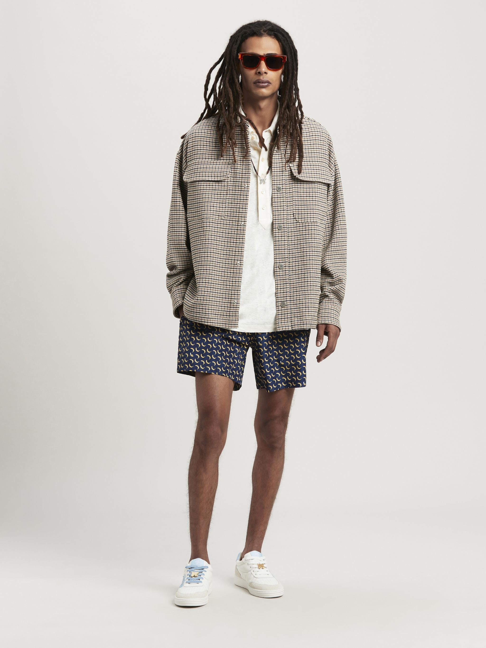 Club Check Overshirt With Logo - 2