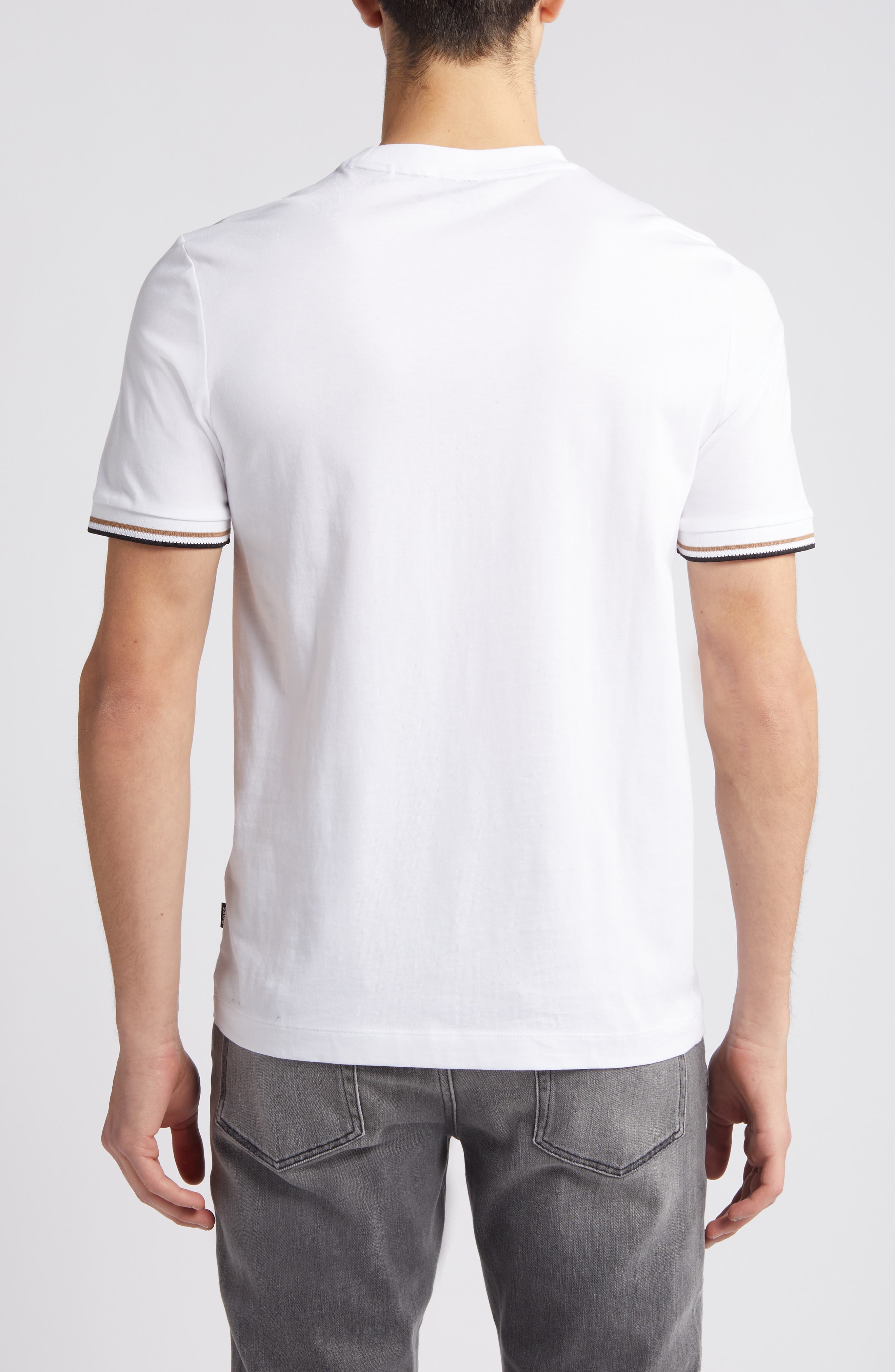 BOSS Thompson Cotton T-Shirt in White at Nordstrom - 2
