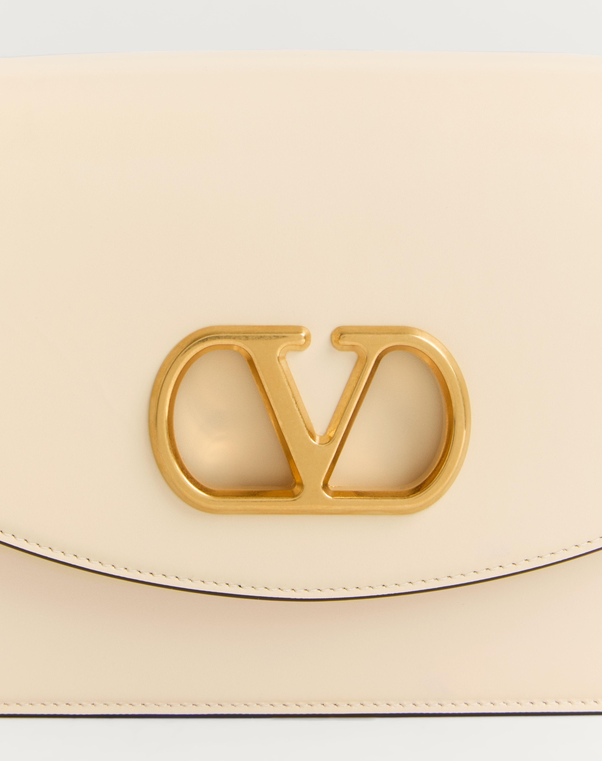 VALENTINO GARAVANI VAIN SHOULDER BAG IN SHINY CALFSKIN - 8