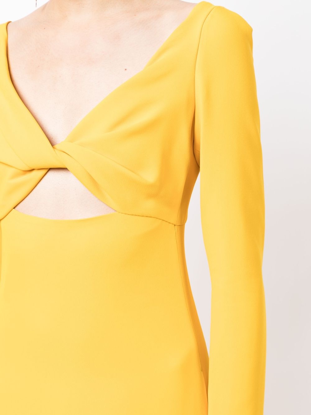 Twist-front midi dress - 5