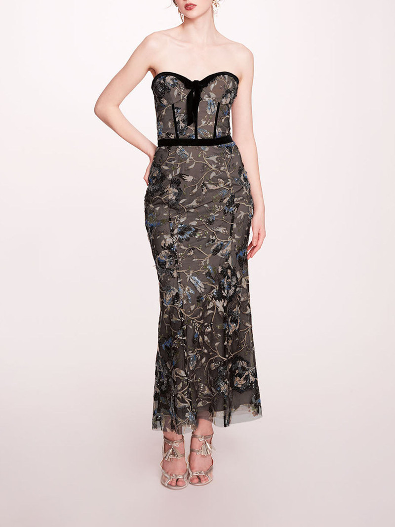 CLIMBING VINES MIDI DRESS 1