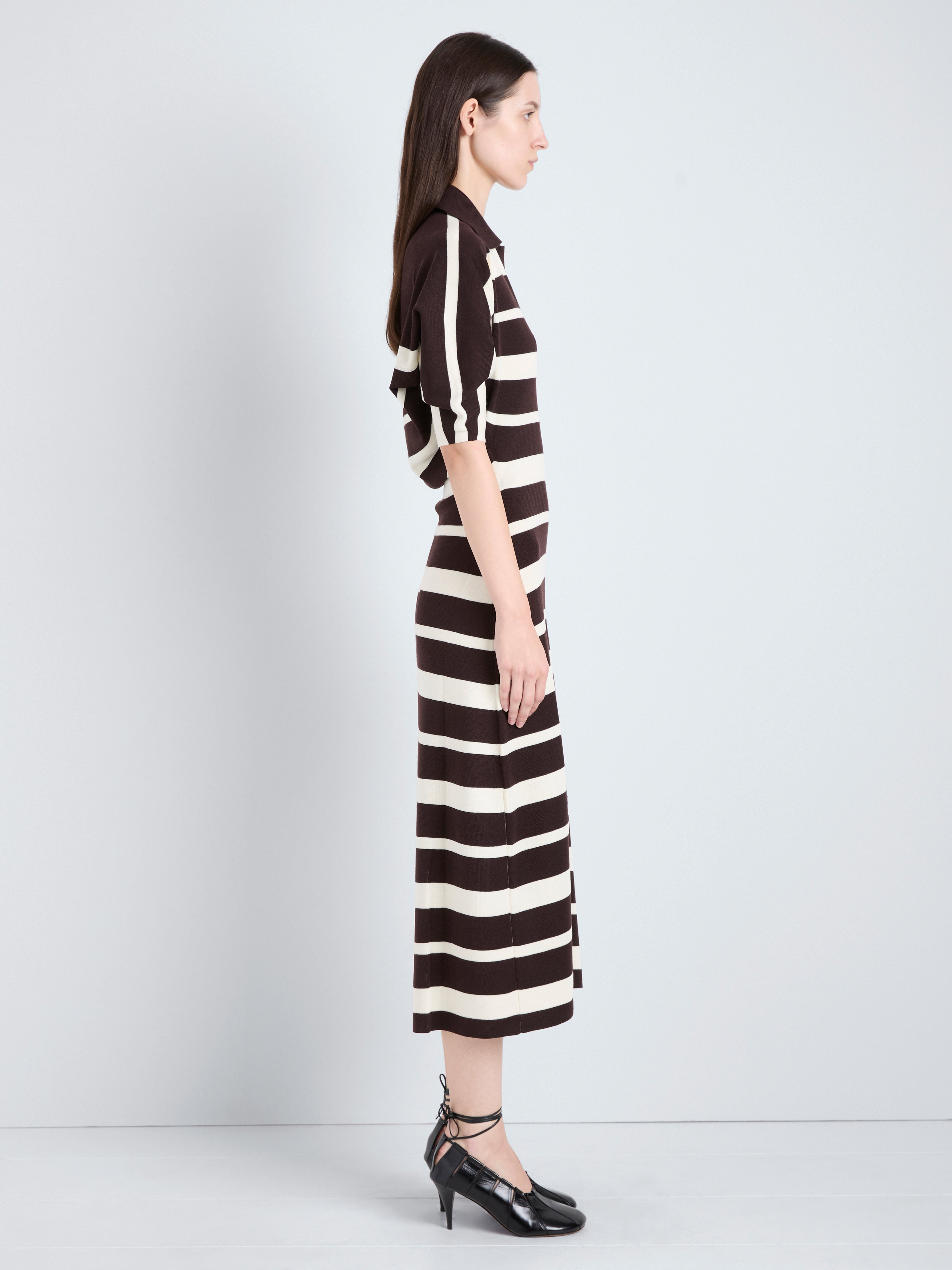 Solana Dress in Superfine Merino Silk - 3
