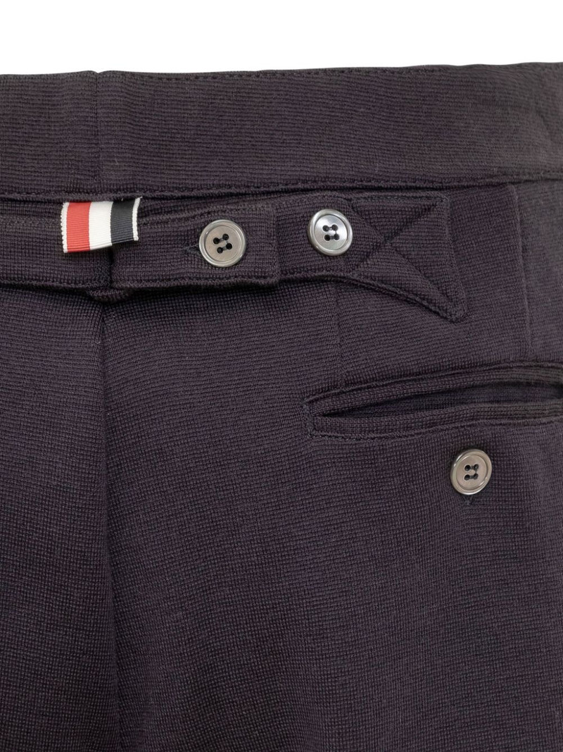 Thom Browne logo patch shorts outlook