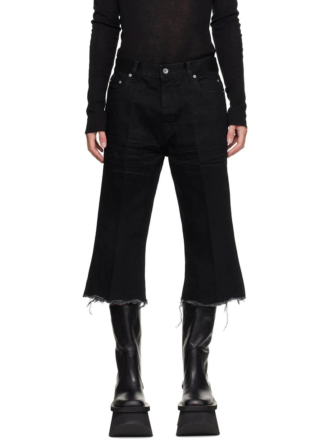 Black Tower Bolan Cutoff Jeans - 1