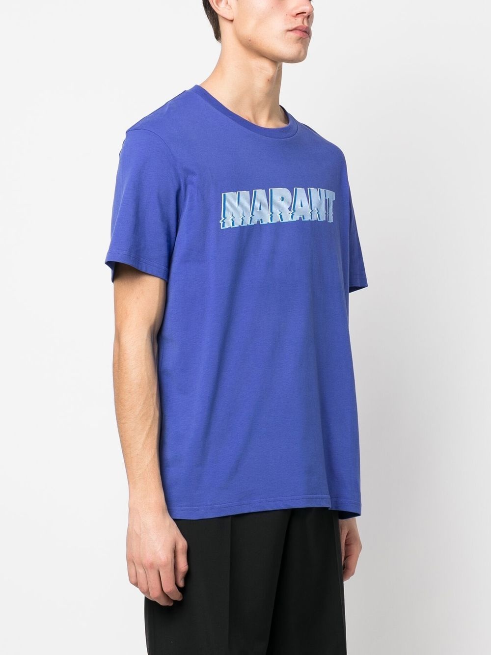 logo-print cotton T-shirt - 3
