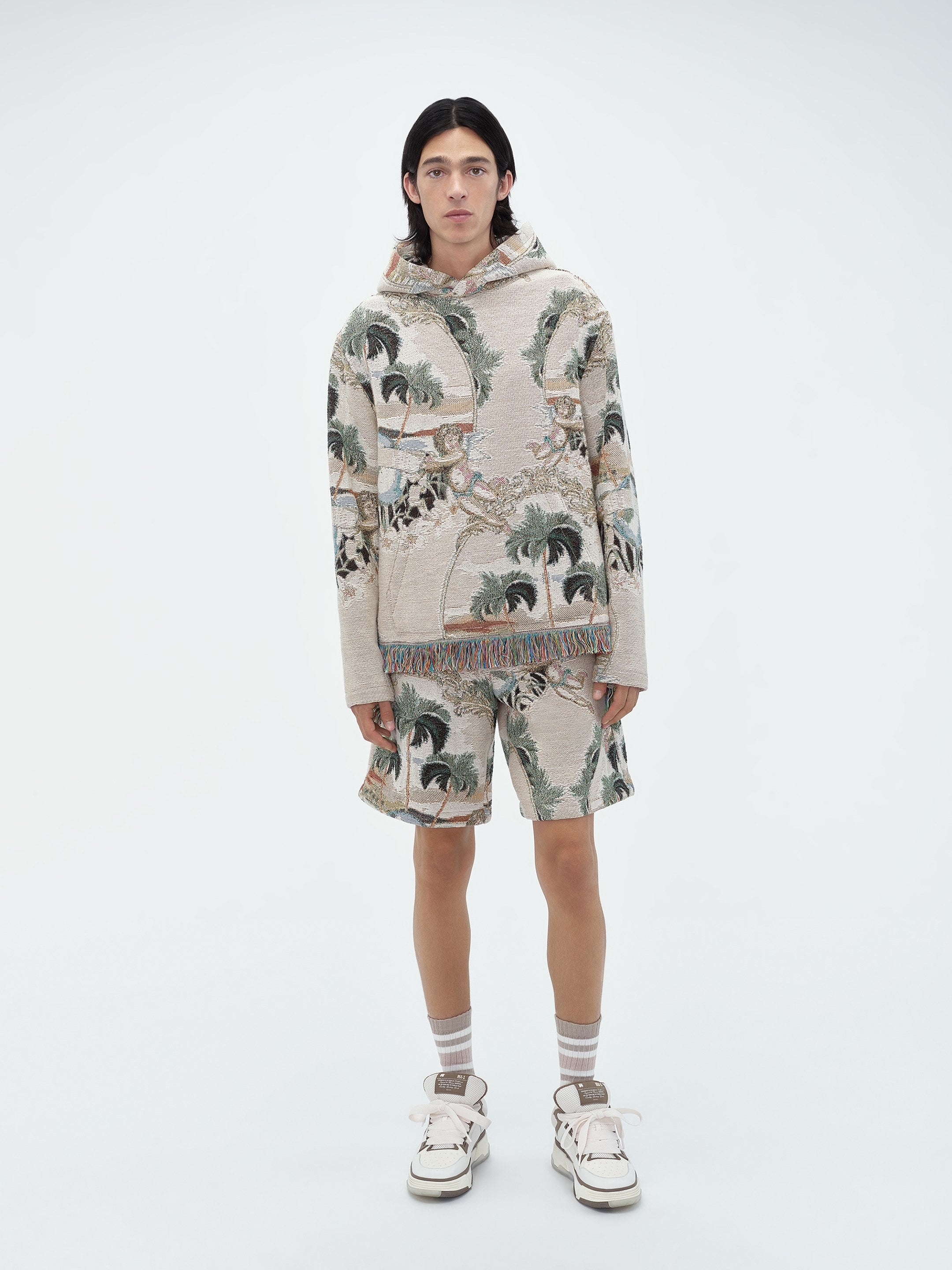 CHERUB PALM TAPESTRY HOODIE - 2
