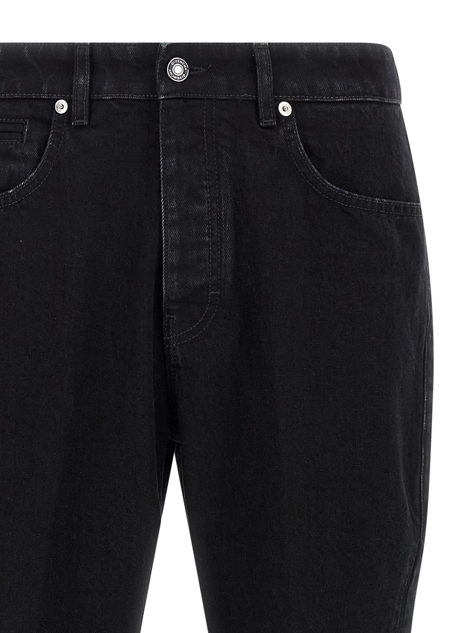Straight Leg Jeans Black - 3