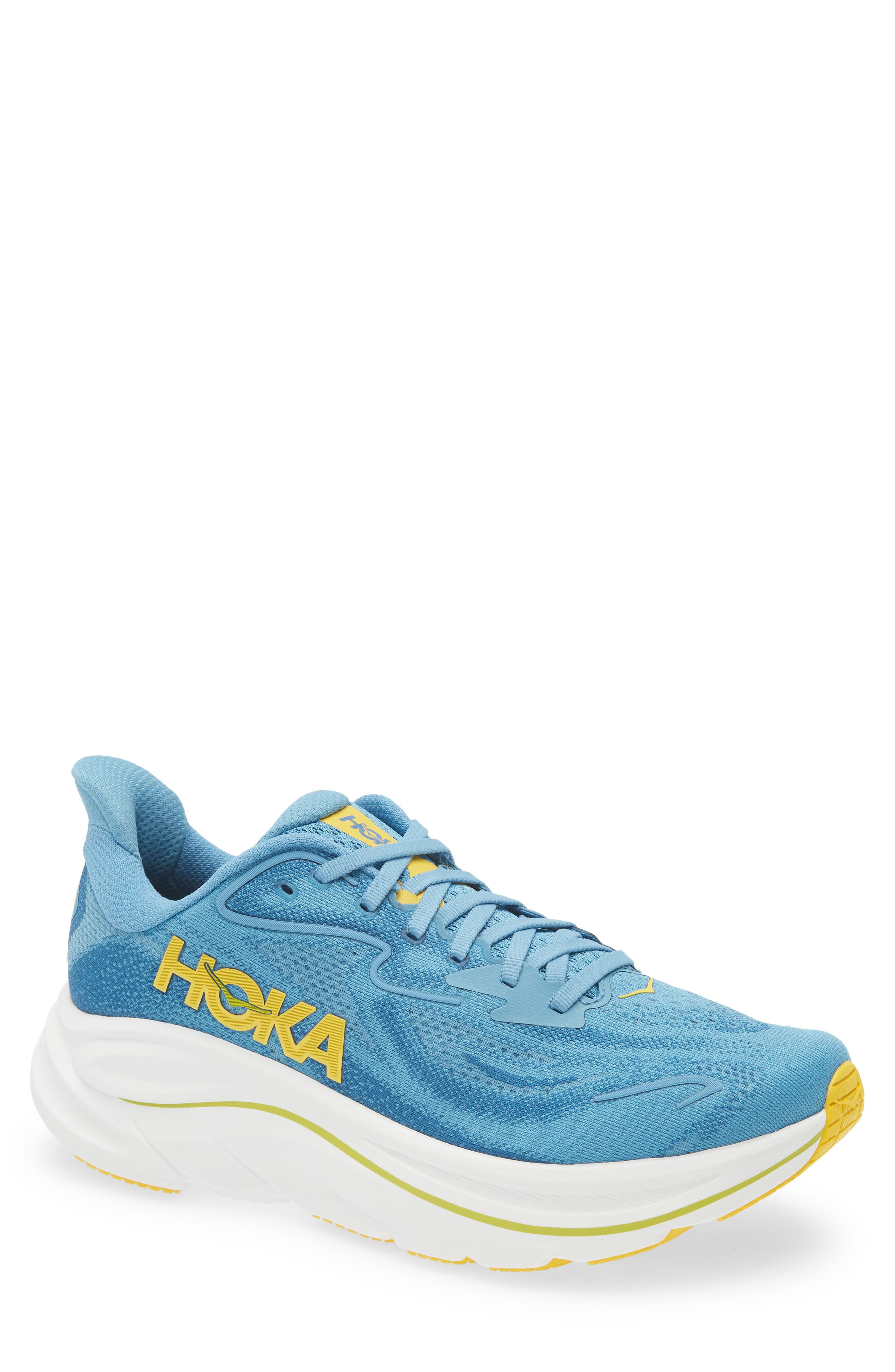 HOKA Clifton 10 Running Shoe in Alpine Blue /Foggy Night at Nordstrom - 1