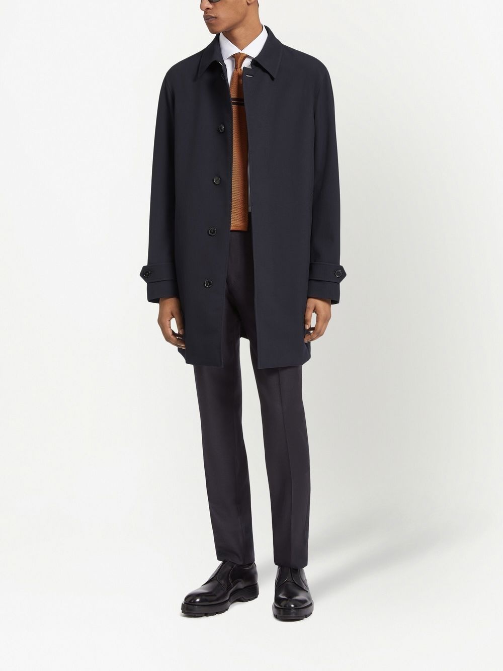 concealed front-fastening coat - 2