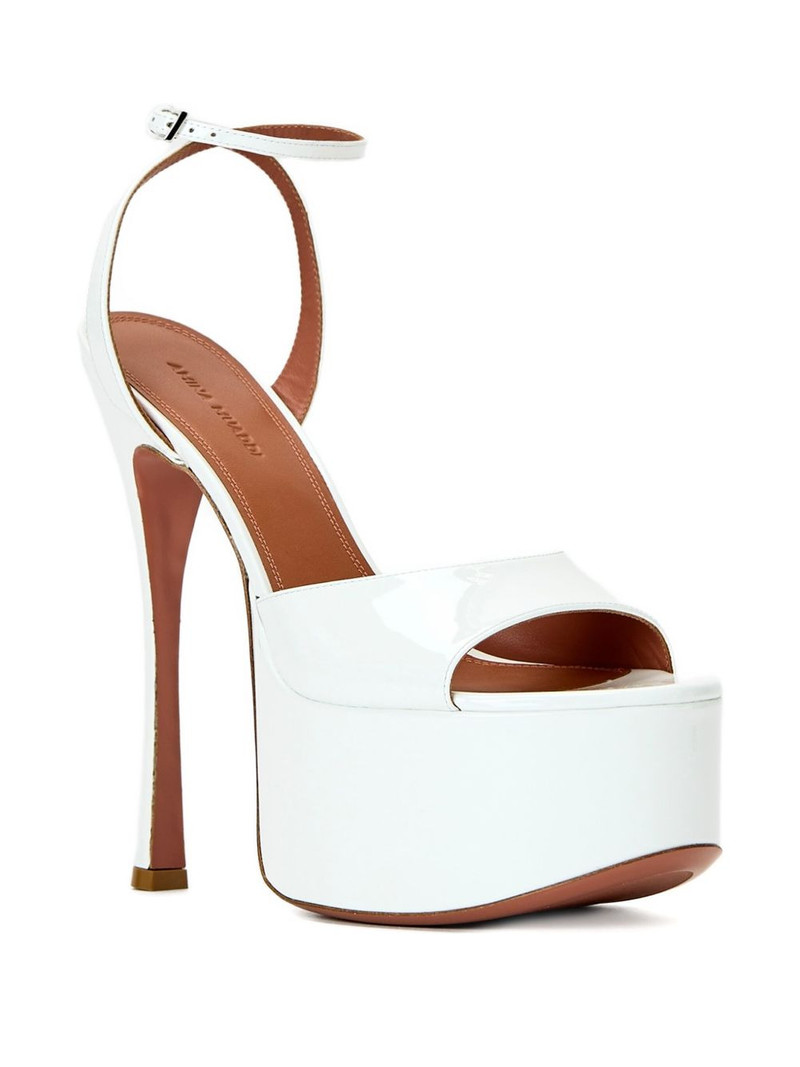 Amina Muaddi 155mm Aya platform sandals outlook
