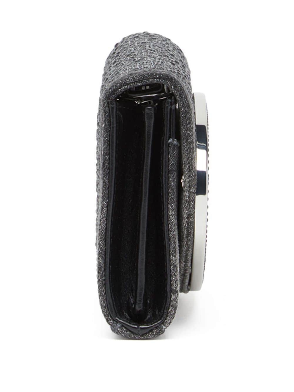 1DR  crystal embellished denim wallet - 3