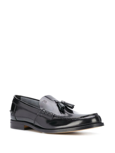 Tod's leather loafers outlook