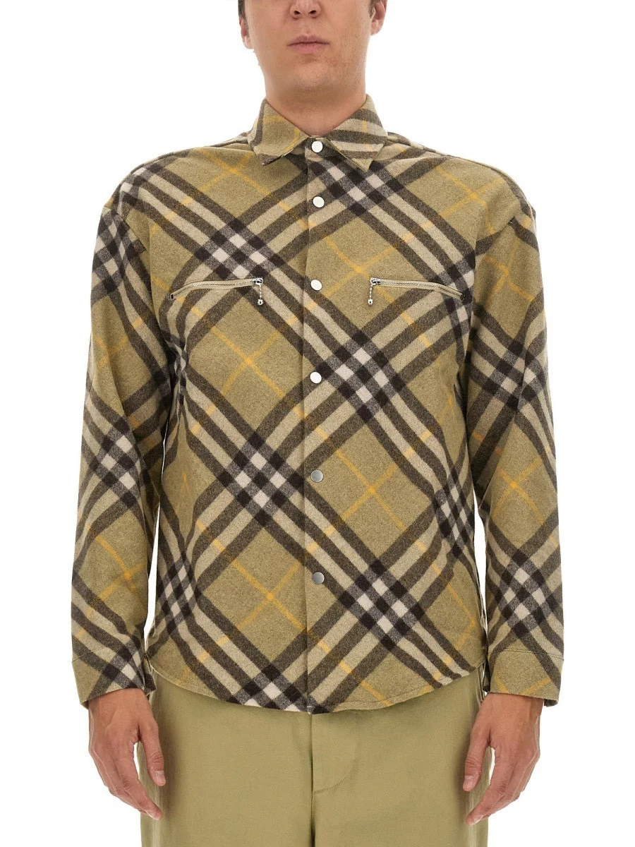 Burberry Men Wool Shirt - 1