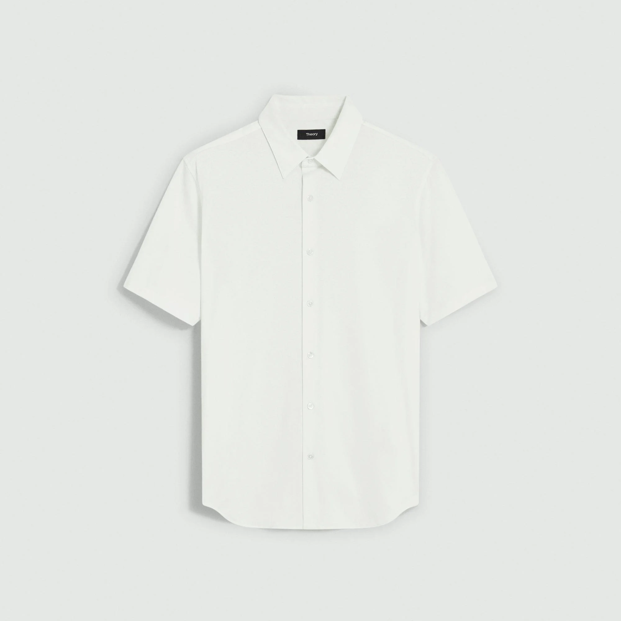Irving Short-Sleeve Shirt in Structure Knit - 1