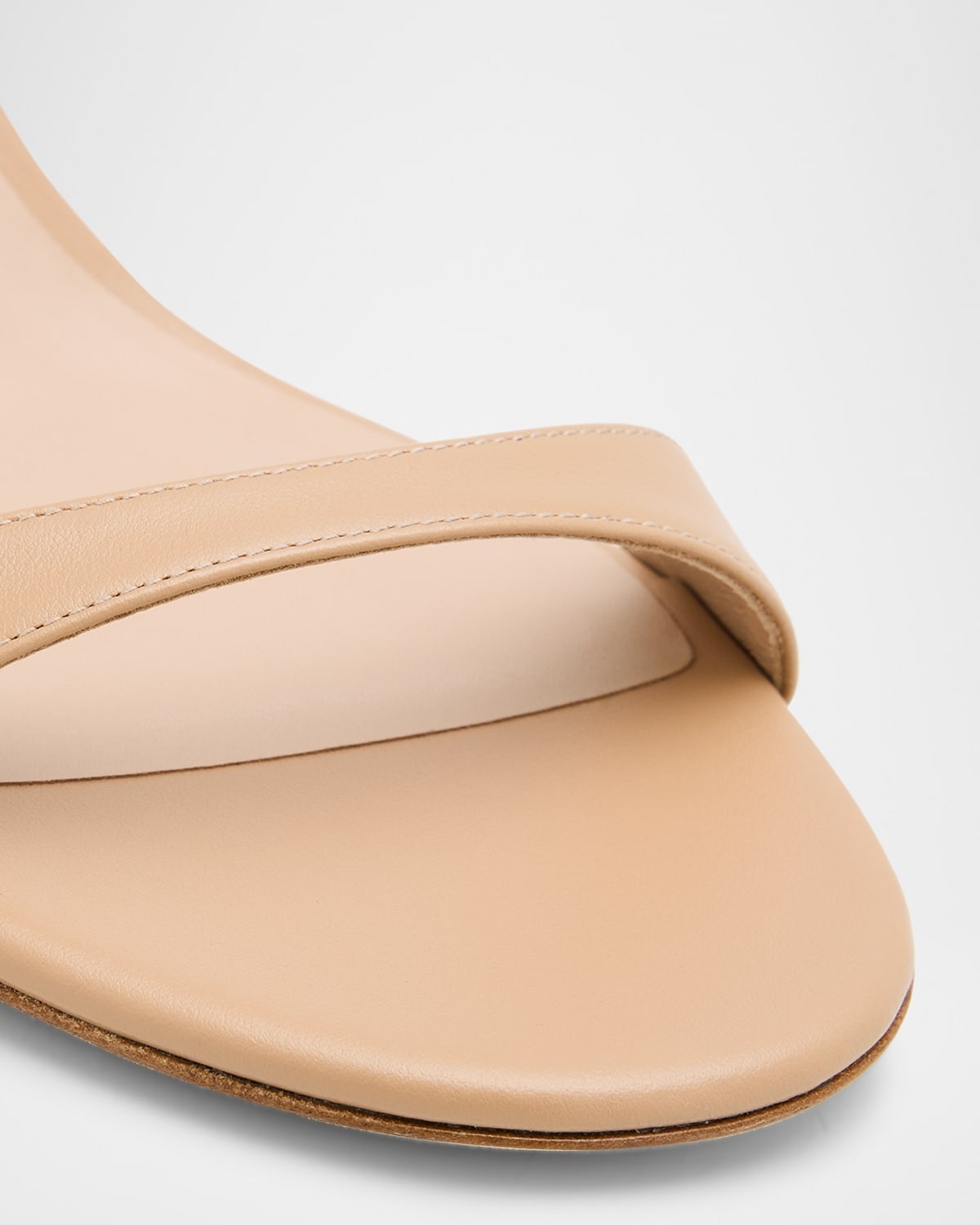Babette Leather Ankle-Strap Sandals - 6