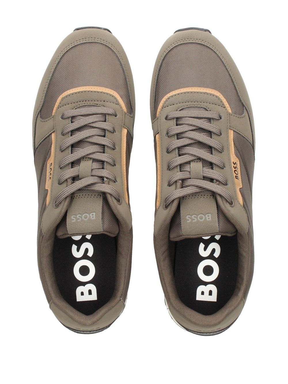 panelled sneakers - 4