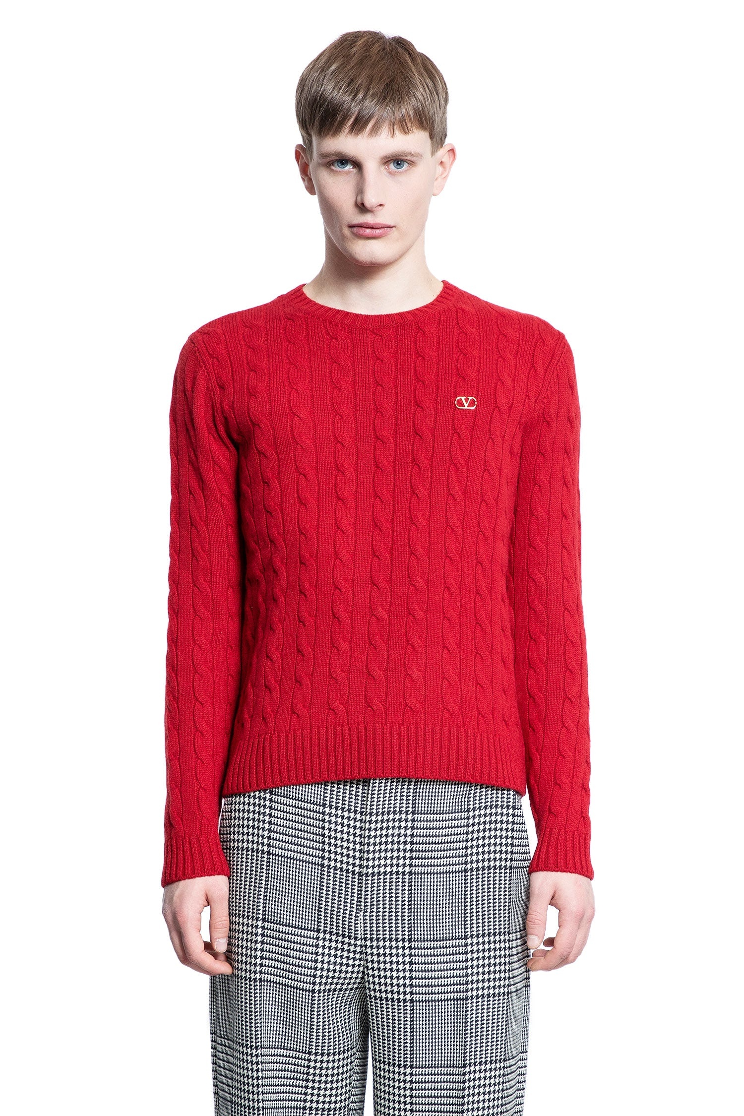 Vlogo-Cashmere-Cable-Knit-Sweater - 1