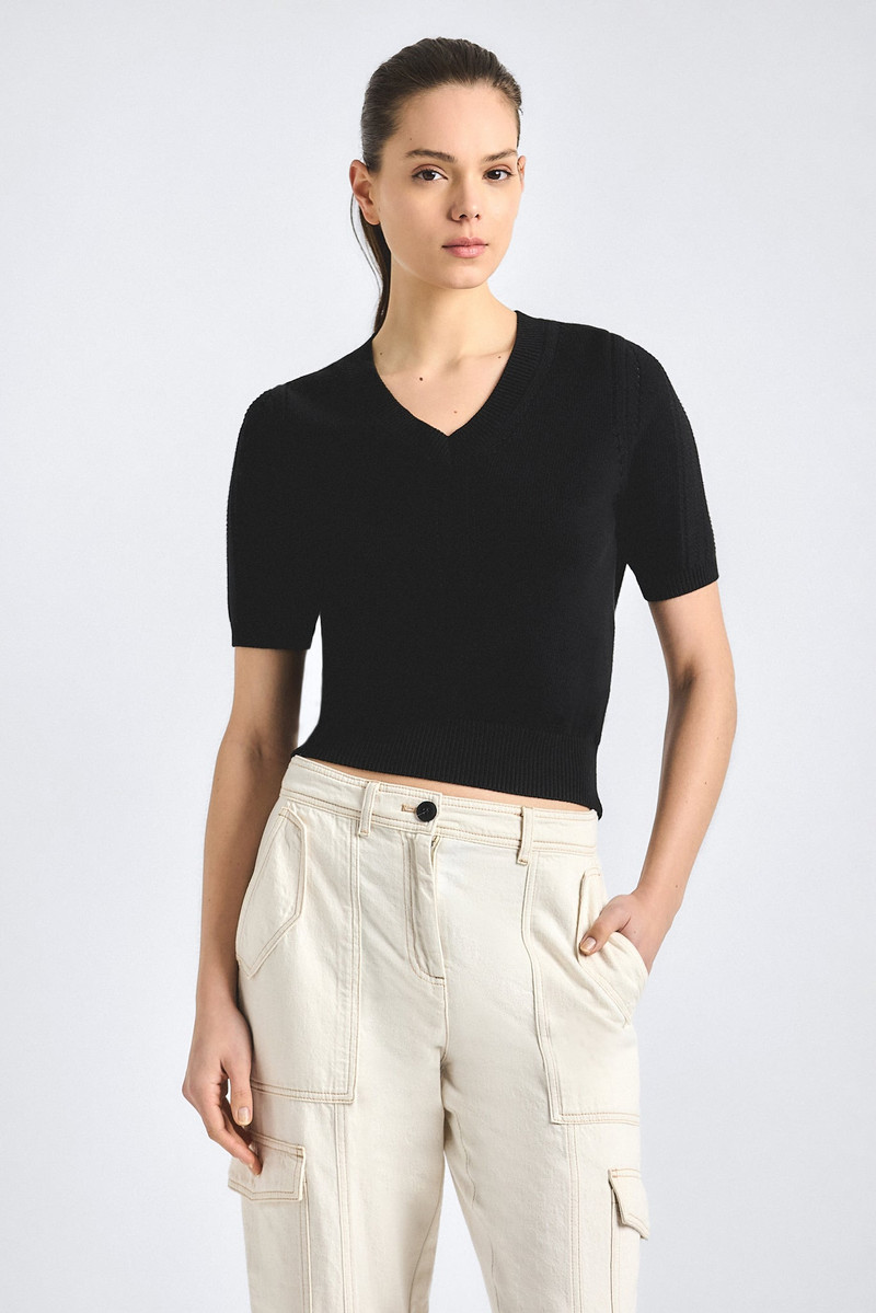SERENEA POINTELLE SWEATER 1