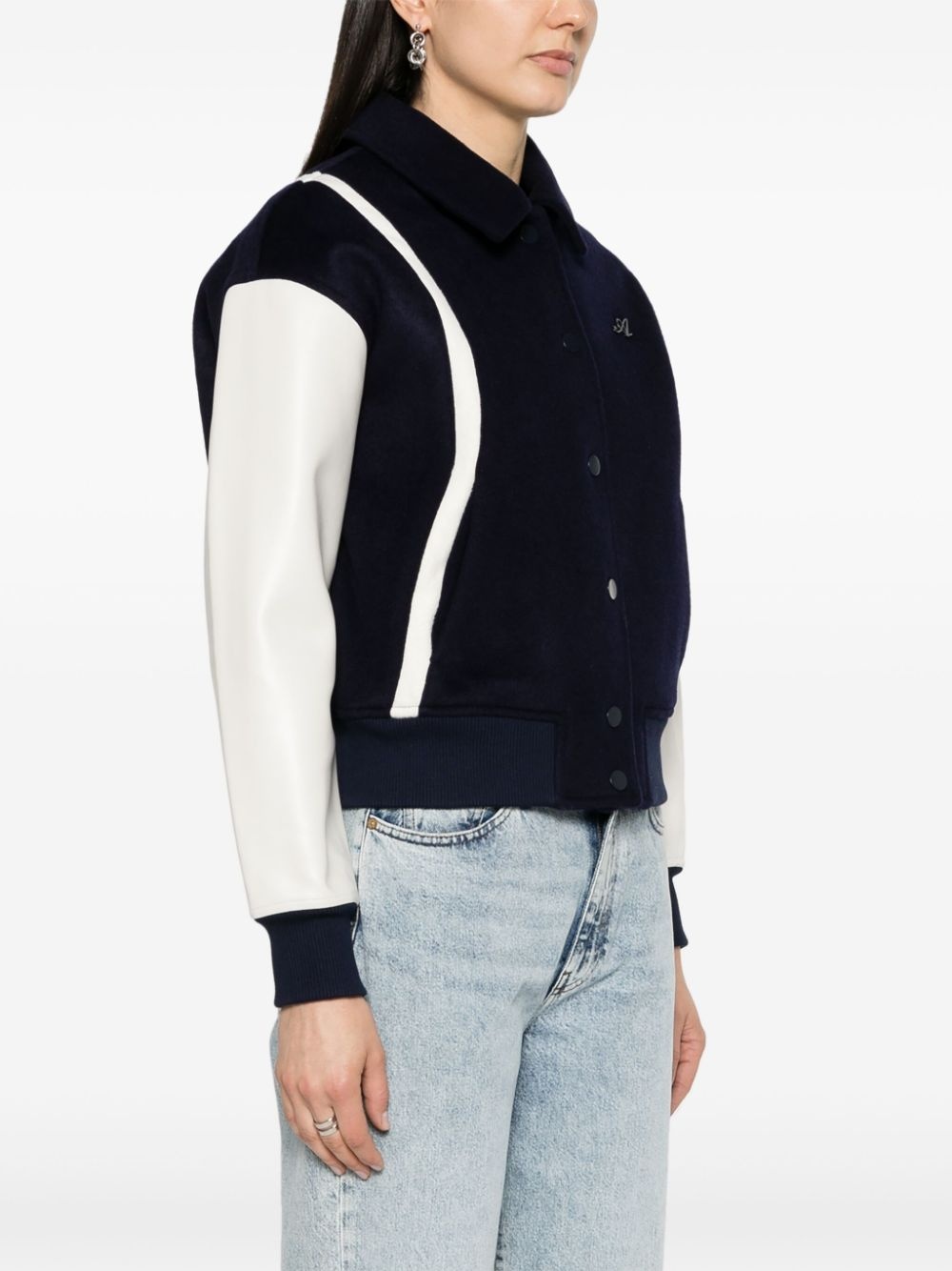 Bay logo-embroidered bomber jacket - 3