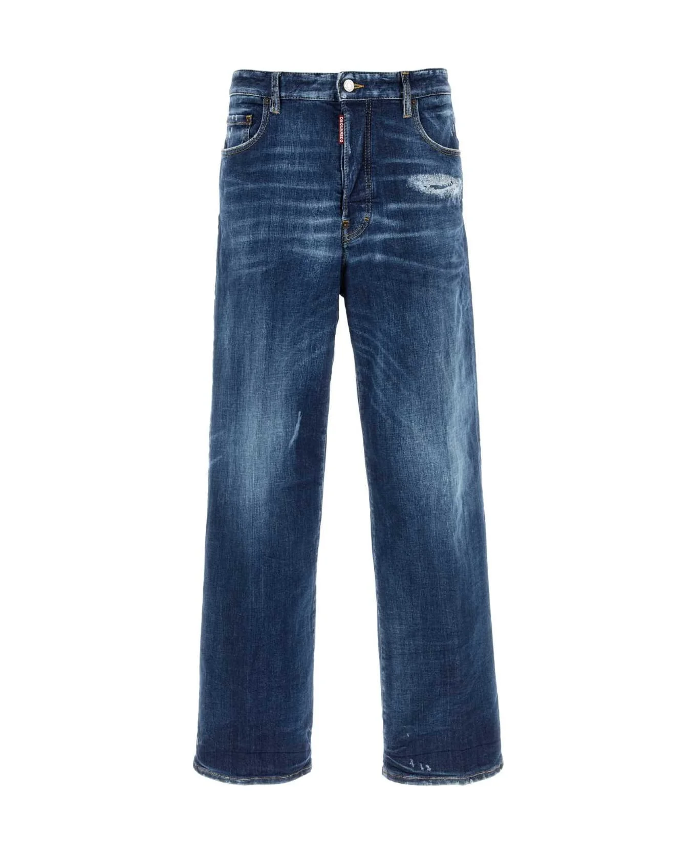 Stretch Denim Loose Jeans - 1