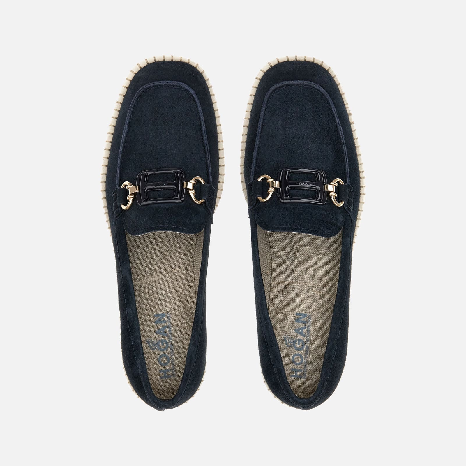 Deconstructed Loafers Hogan H642 Blue - 4