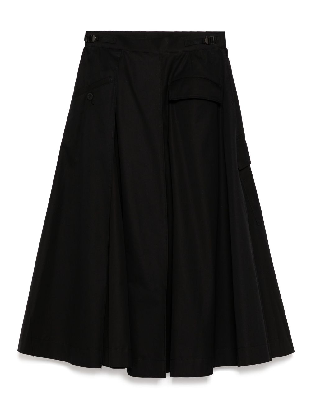 layered pleated skirt - 2