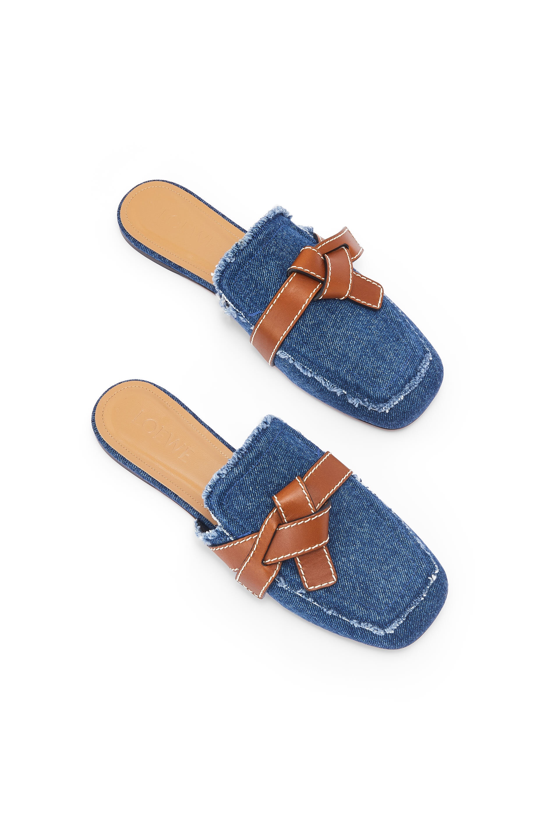 Gate mule in denim - 3
