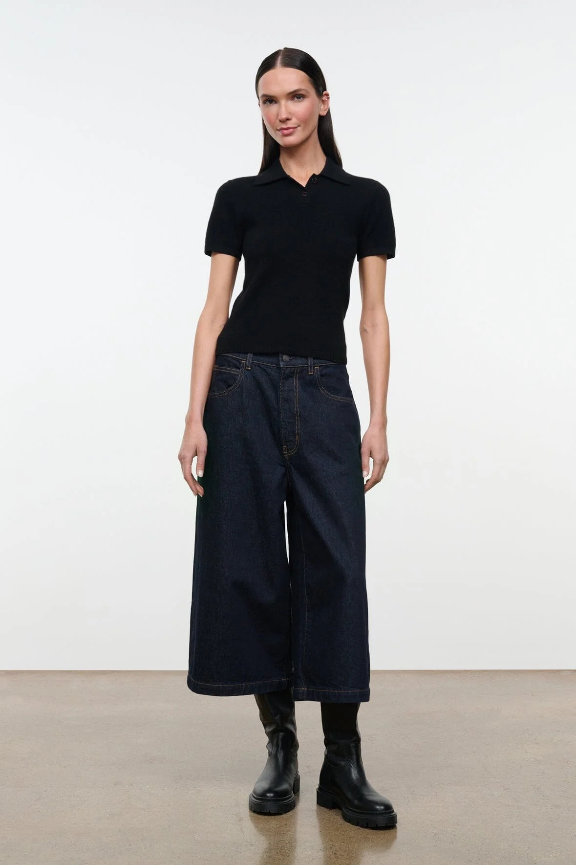 STAUD HUNTER CULOTTE JEAN INDIGO - 1