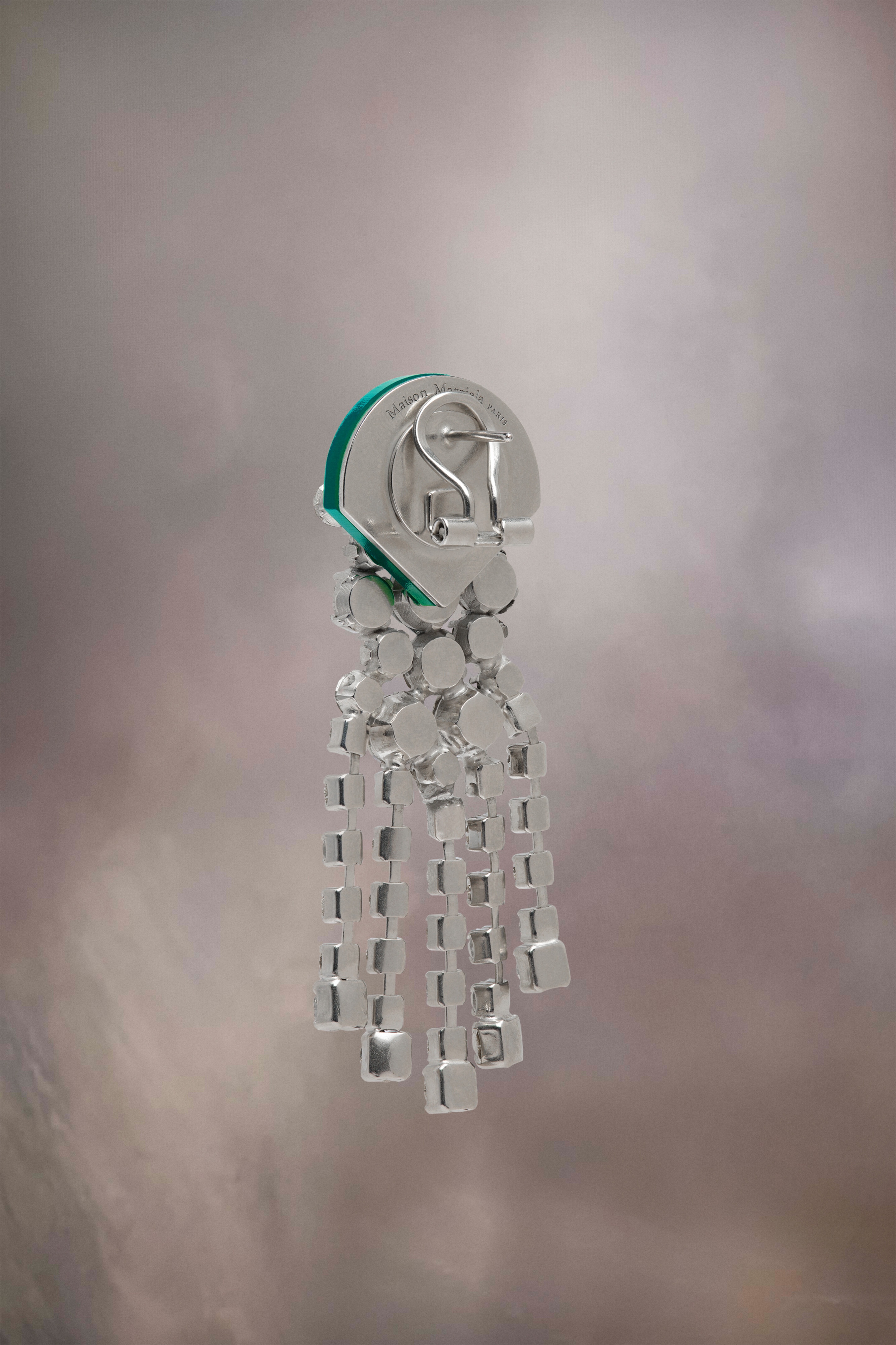 Rhinestone clip-on earrings - 2