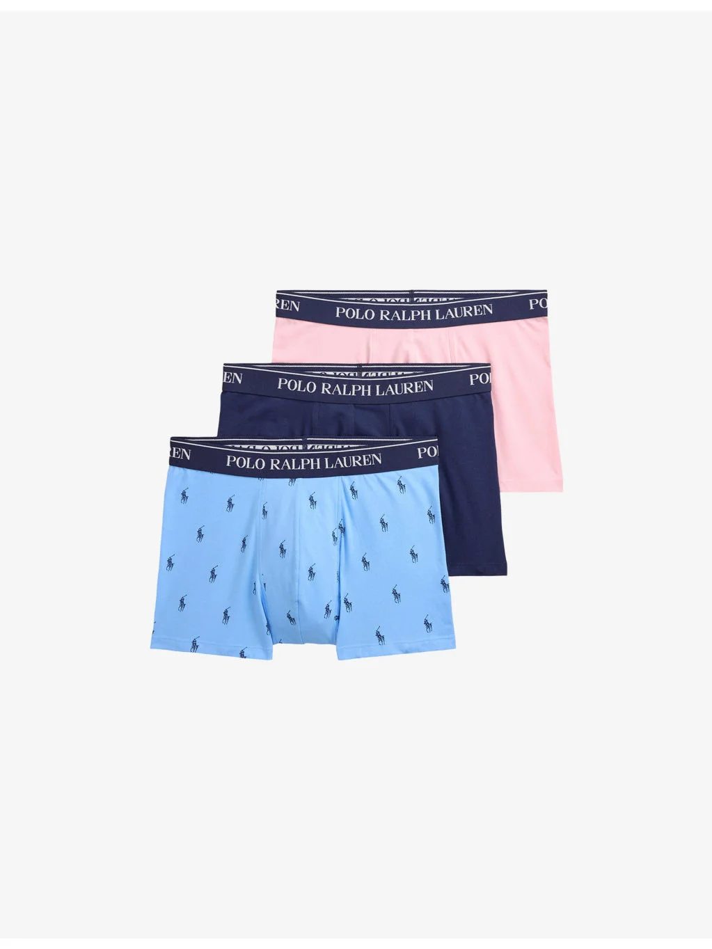 Classic Pack of Three Stretch-Cotton Trunks - 1