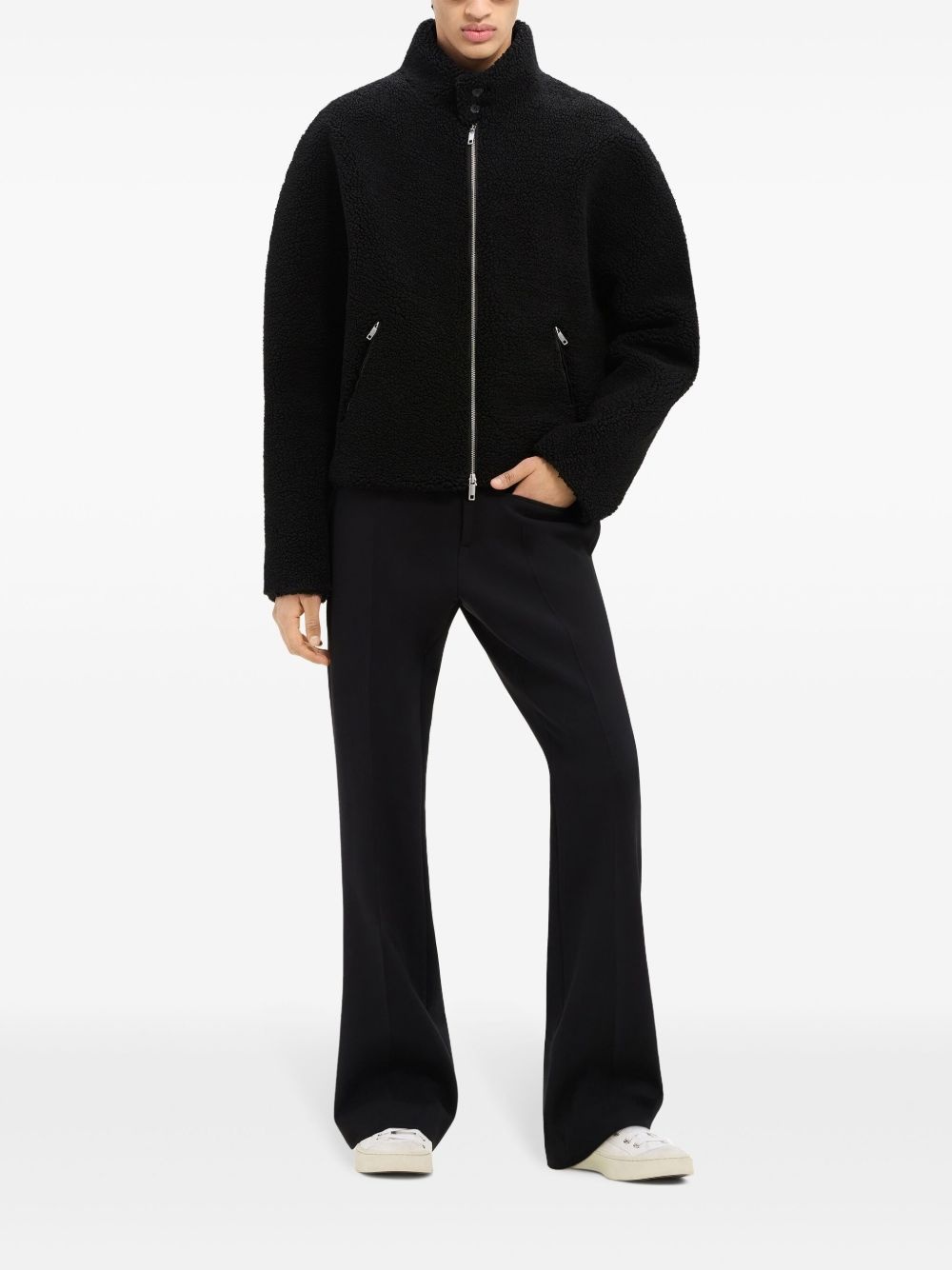 fleece bomber jacket - 2