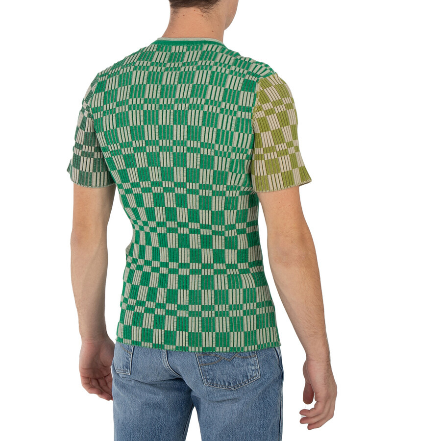 Jacquemus Men's Multi-Green Le T-Shirt Gelati Top - 4
