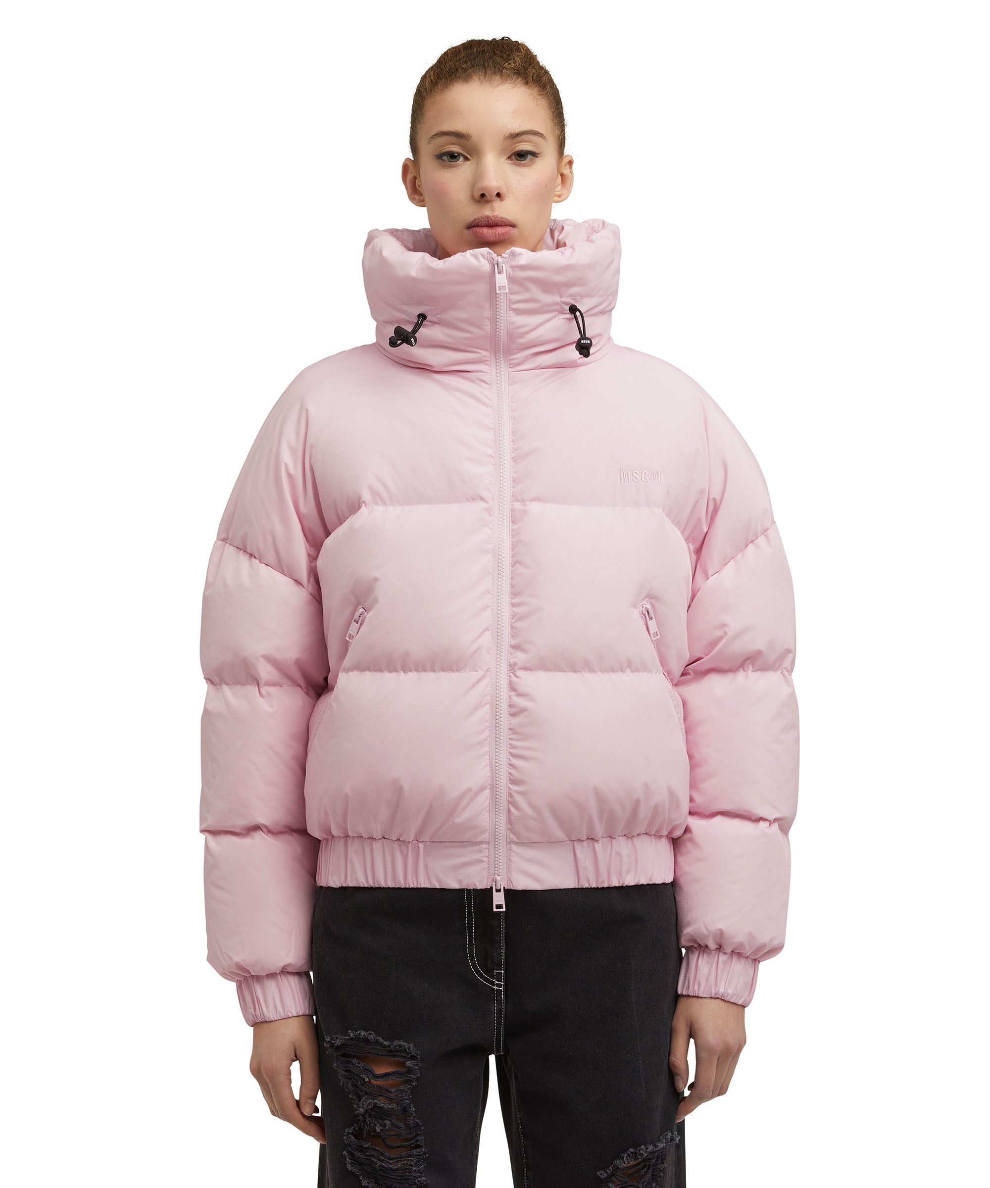 "Ripstop Nylon" Cropped down jacket - 2