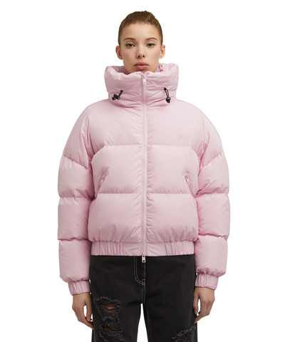 MSGM "Ripstop Nylon" Cropped down jacket outlook