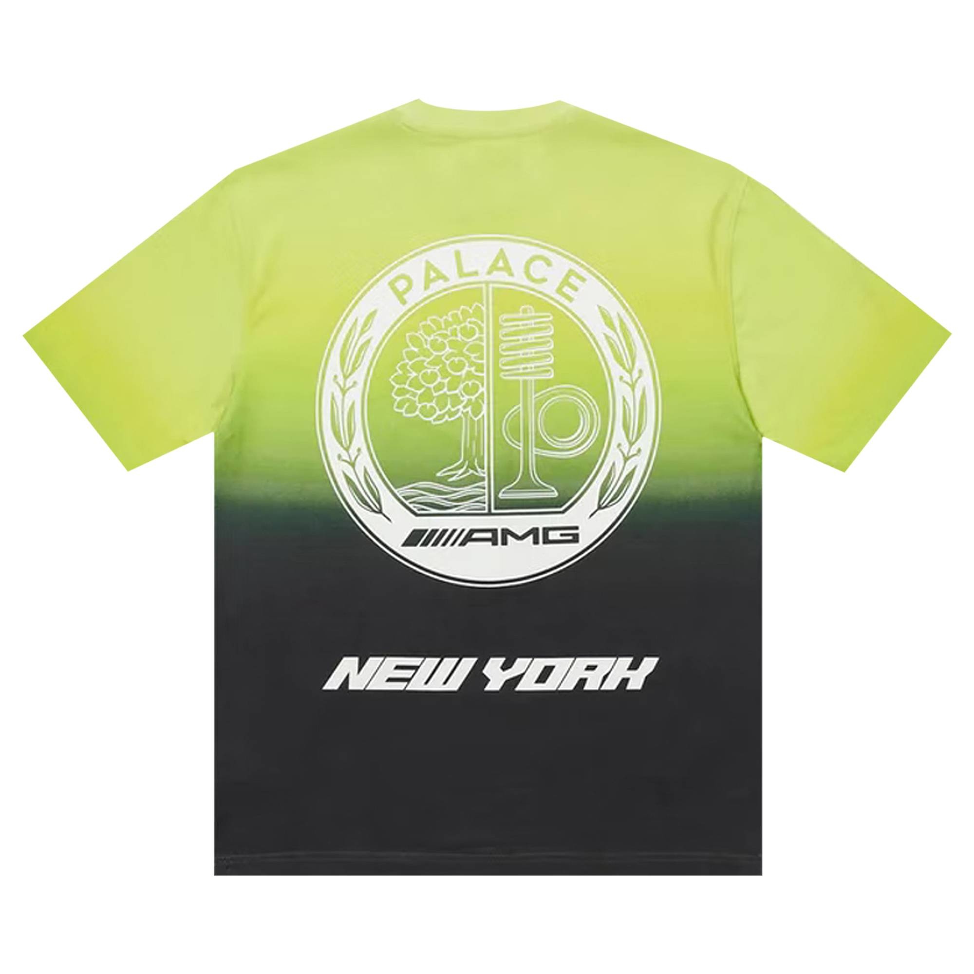 Palace x AMG 2.0 New York T-Shirt 'Black/Lime' - 2