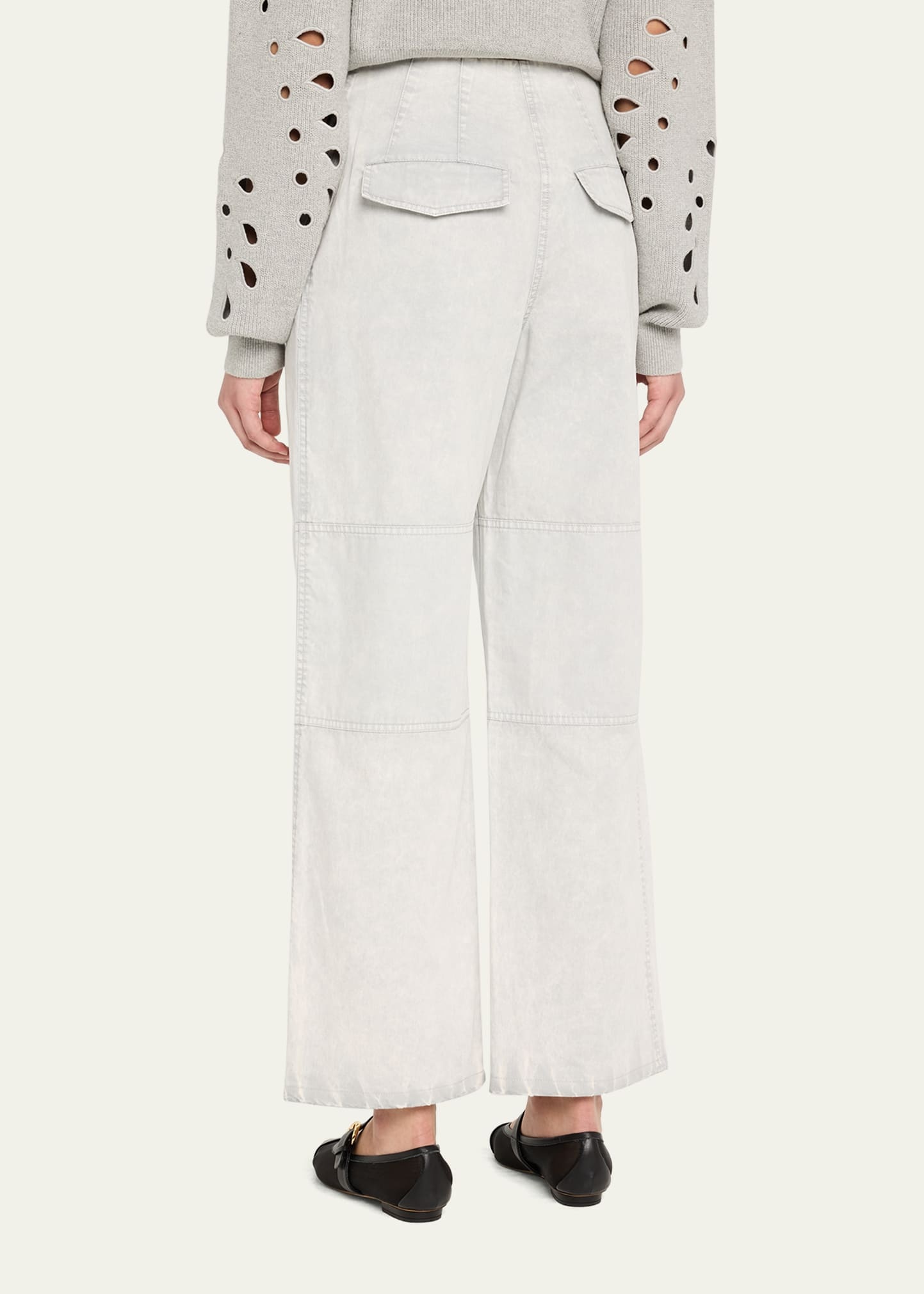 Casey High-Rise Tie Ankle Pants - 3