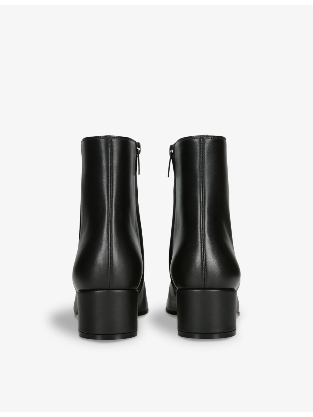 Vitello Glove leather heeled ankle boots - 4