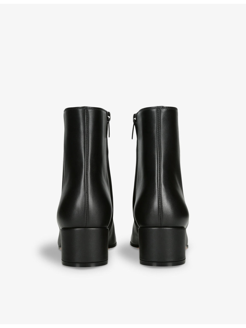 Gianvito Rossi Vitello Glove leather heeled ankle boots outlook