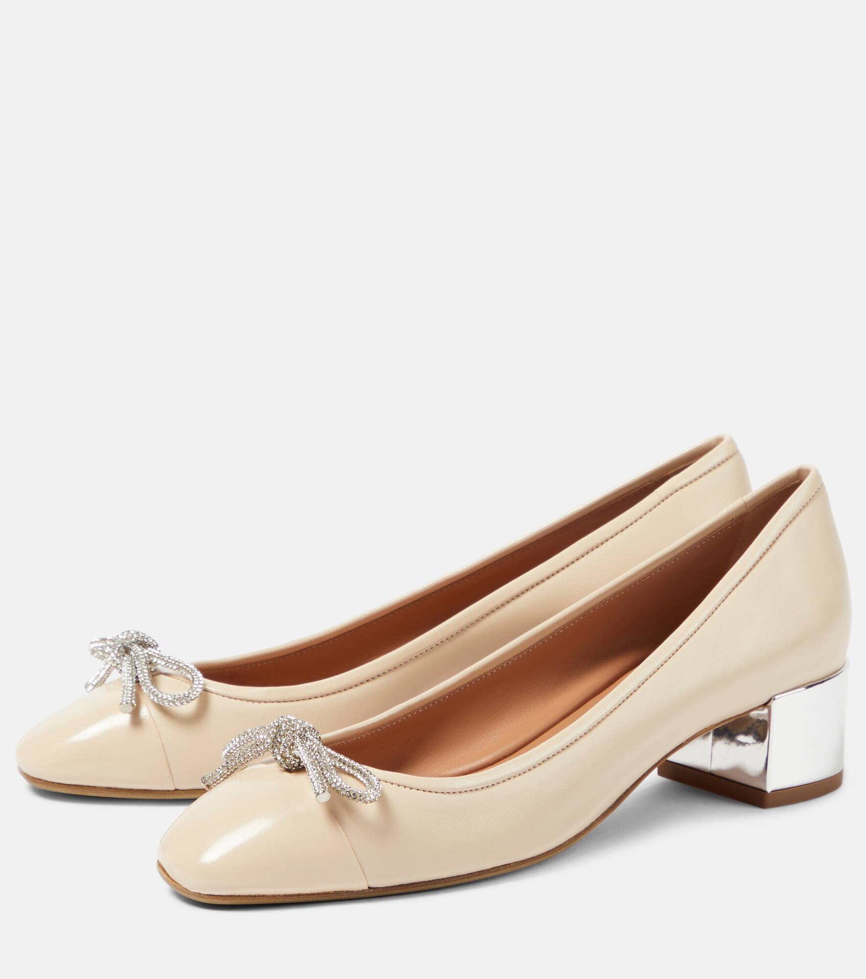 Parisina Crystal 35 leather pumps - 5